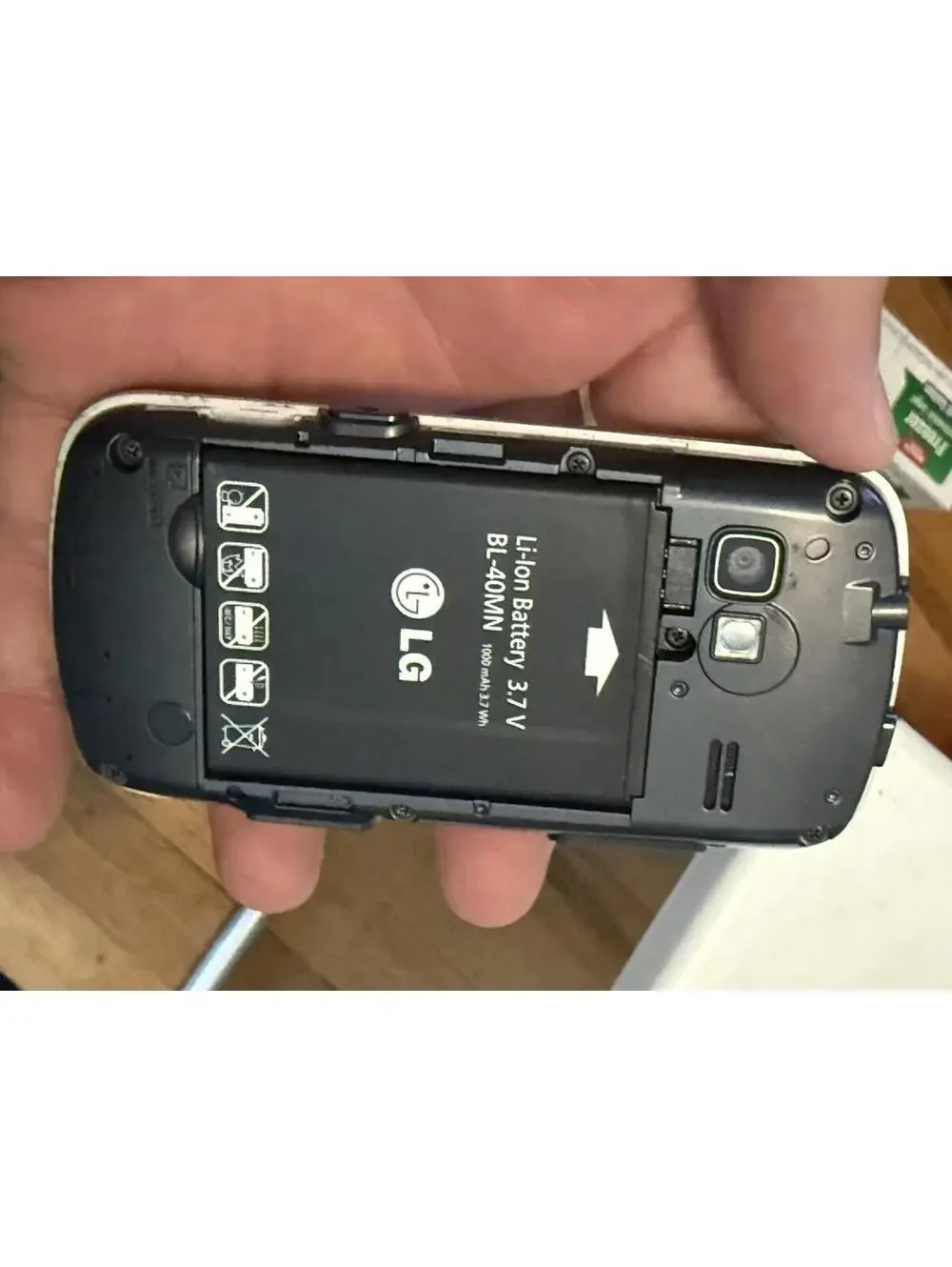 LG Rumor Reflex LN272 - Gray ( Boost Mobile ) Cellular Phone , Working